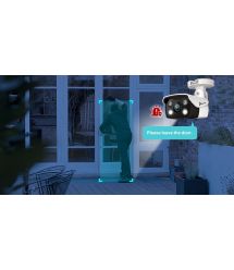 TP-Link IP-Камера VIGI C340-4, PoE, 4Мп, 4 мм, H265+, IP66, Bullet, цветное ночное видение, наружная