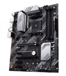 ASUS Материнcкая плата PRIME B550-PLUS sAM4 B550 4xDDR4 M.2 HDMI DP ATX