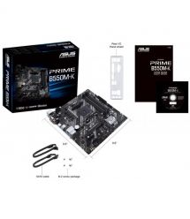 ASUS Материнcкая плата PRIME B550M-K sAM4 B550 4xDDR4 M.2 HDMI DVI D-Sub mATX