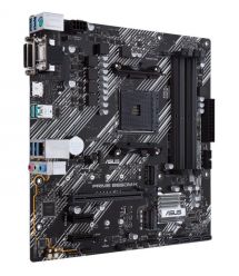 ASUS Материнcкая плата PRIME B550M-K sAM4 B550 4xDDR4 M.2 HDMI DVI D-Sub mATX