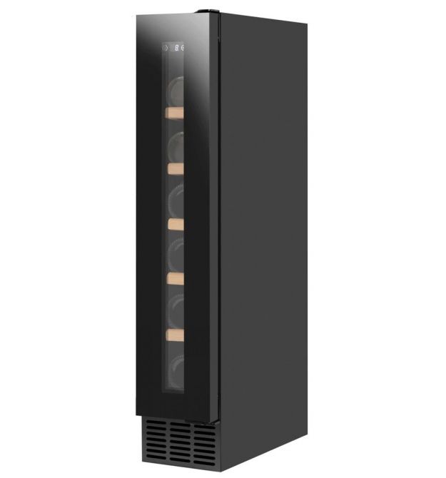 Philco Холодильник для вина, 85х14.8х52.5, холод.отд.-18л, зон - 1, бут-6, диспл, подсветка, черный