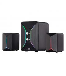 2E Акустична система PCS301 RGB, 2.1, USB, Black