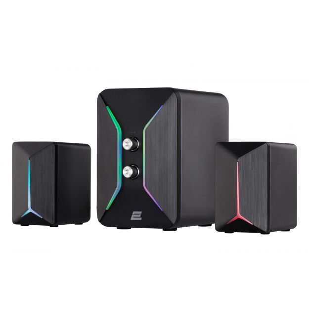 2E Акустична система PCS301 RGB, 2.1, USB, Black