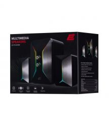 2E Акустична система PCS301 RGB, 2.1, USB, Black