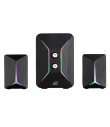 2E Акустична система PCS301 RGB, 2.1, USB, Black