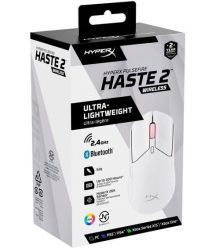 HyperX Мишь Pulsefire Haste 2 WL, White