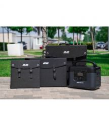 2E Портативная солнечная панель, 100 Вт зарядное устройство, DC, USB-С PD45W, USB-A 18W, USB-A 12W