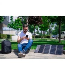2E Портативна сонячна панель, 36 Вт зарядний пристрій, USB-С 20W, USB-A 18W