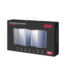 2E Портативна сонячна панель, 36 Вт зарядний пристрій, USB-С 20W, USB-A 18W