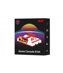 2E Игровая консоль 8bit AV (2 проводных геймпада, 298 игр)