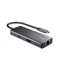 USB-хаб Trust Dalyx 6-in-1 USB-C Multi-port Dock Aluminium