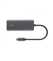 USB-хаб Trust Dalyx 6-in-1 USB-C Multi-port Dock Aluminium