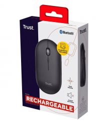 Мышь Trust Puck Rechargeable Ultra-Thin BT WL Silent Black