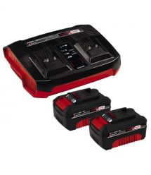 Набір акумуляторів + зарядний пристрій Einhell 18V 2x4.0Ah Twincharger Kit, PXC