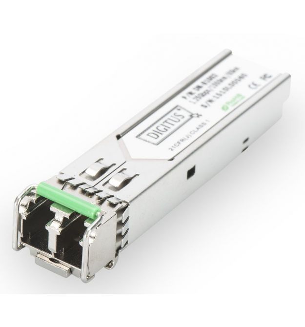 Модуль DIGITUS 1.25 Gbps SFP, 80km, SM, LC Duplex, 1000Base-ZX, 1550nm (DN-81002)