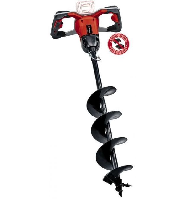Бур грунтовий Einhell GP-EA 18/150LI BL - Solo акумуляторний PXC 18В 125об·хв бур 80/15см 5.7кг без АКБ та ЗП