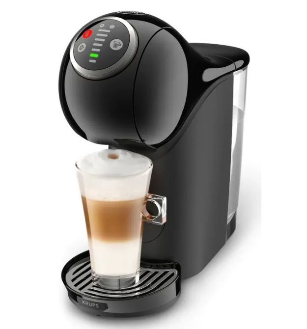 Krups Кофеварка капсульная Dolce Gusto Genio S Plus, 1,8л, капсулы, сенсорное управл., черный