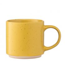 ARDESTO Чашка Alcor, 420 мл, жовта, кераміка