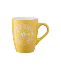 Чашка Ardesto Coffee, 330мл, керамика, желтый
