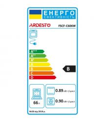 ARDESTO Плита комбінована FSCF-C606W