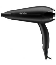 BaByliss Фен D572DE, 2200Вт,дифузор, концентратор, чорний