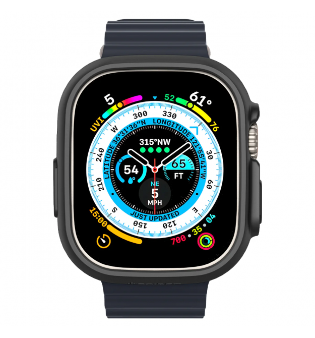 Чехол-накладка Spigen для Apple Watch Ultra (49mm) Thin Fit, Black