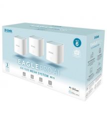 WiFi-система D-Link M15-3 EAGLE PRO AI AX1500 Mesh WiFi (3шт)