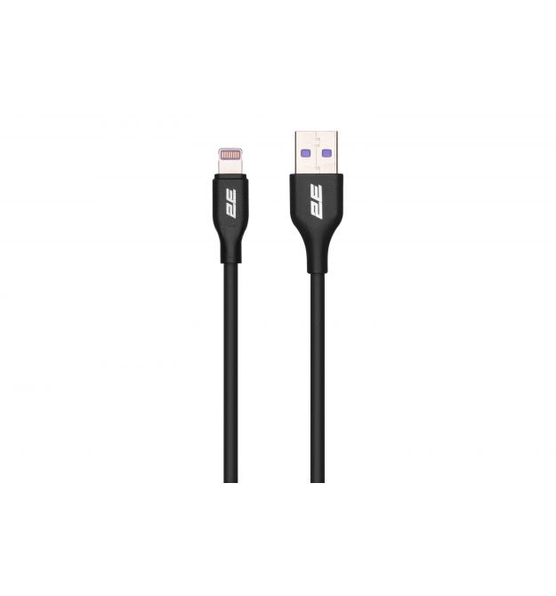 2E Кабель USB-A - Lightning Glow 1m black