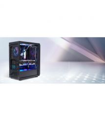 SilverStone Корпус FARA FA511Z-BG, без БП, 2xUSB3.0, 3x120mm ARGB fan, TG Side Panel, ARGB light strip, ATX, Black