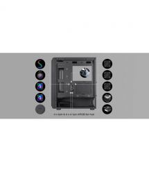 SilverStone Корпус FARA FA511Z-BG, без БП, 2xUSB3.0, 3x120mm ARGB fan, TG Side Panel, ARGB light strip, ATX, Black