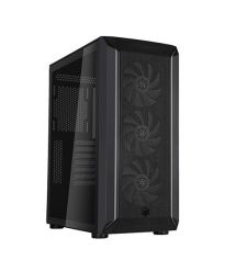 SilverStone Корпус FARA FA511Z-BG, без БП, 2xUSB3.0, 3x120mm ARGB fan, TG Side Panel, ARGB light strip, ATX, Black