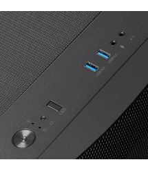SilverStone Корпус FARA FA511Z-BG, без БП, 2xUSB3.0, 3x120mm ARGB fan, TG Side Panel, ARGB light strip, ATX, Black