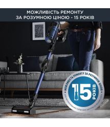 Rowenta Пилосос безпровідний X-Force Flex 12.60 Auto Aqua , 320Вт, чорно-синій