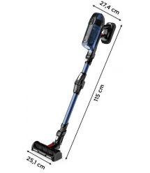 Rowenta Пылесос беспроводный X-Force Flex 12.60 Auto Aqua , 320Вт, черно-синий