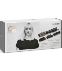 BaByliss Фен-щітка AS126E, 1000 Вт, 4 насадки, чорний