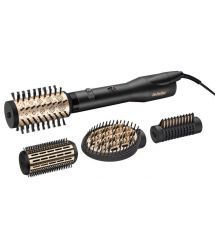 BaByliss AS970E, Фен-щітка 650 Вт, 4 насадки, чорний