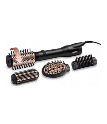 BaByliss AS970E, Фен-щітка 650 Вт, 4 насадки, чорний
