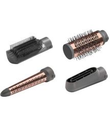 BaByliss Фен-щітка AS136E, 1000 Вт, 4 насадки, сірий