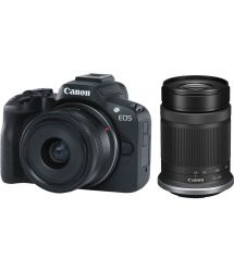 Цифровая фотокамера Canon EOS R50 + RF-S 18-45 IS STM + RF-S 55-210 IS STM Black