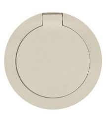 Legrand Лицьова панель Celiane силової розетки з кришкою IP44, слонова кістка