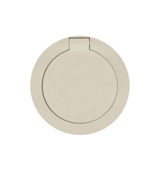 Legrand Лицьова панель Celiane силової розетки з кришкою IP44, слонова кістка