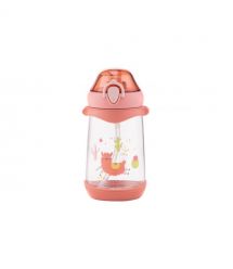 ARDESTO Бутылка для воды Llama детская 500 мл, розовая, пластик