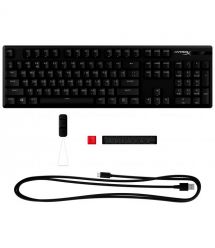 HyperX Клавиатура Alloy Origins Red USB RGB PBT ENG/RU, Black