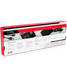 HyperX Клавиатура Alloy Origins Red USB RGB PBT ENG/RU, Black