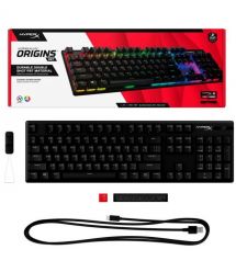 HyperX Клавиатура Alloy Origins Red USB RGB PBT ENG/RU, Black