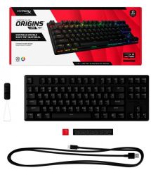 HyperX Клавиатура Alloy Origins Core PBT Red USB RGB ENG/RU Black
