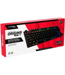 HyperX Клавиатура Alloy Origins Core PBT Aqua USB RGB ENG/RU Black