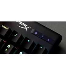 HyperX Клавиатура Alloy Origins Aqua USB RGB PBT ENG/RU, Black