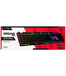HyperX Клавиатура Alloy Origins Aqua USB RGB PBT ENG/RU, Black