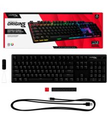 HyperX Клавиатура Alloy Origins Aqua USB RGB PBT ENG/RU, Black